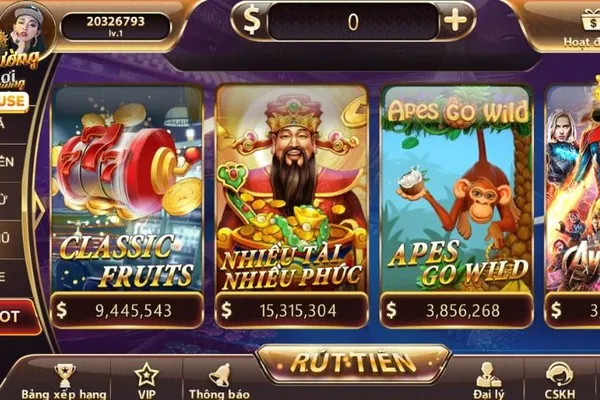 Trò chơi Slot và Bắn cá Kubet