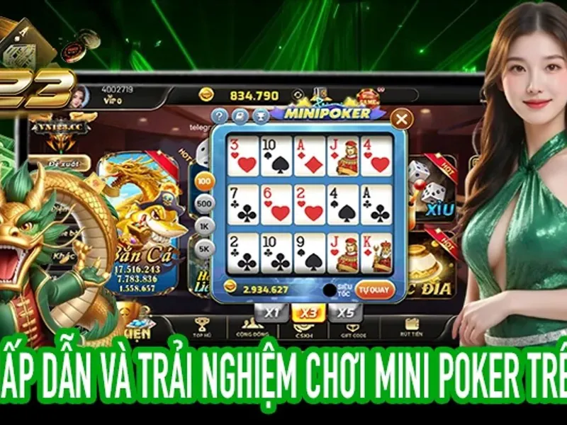 Minh họa bàn Baccarat với các khu vực đặt cược và giá trị lá bài